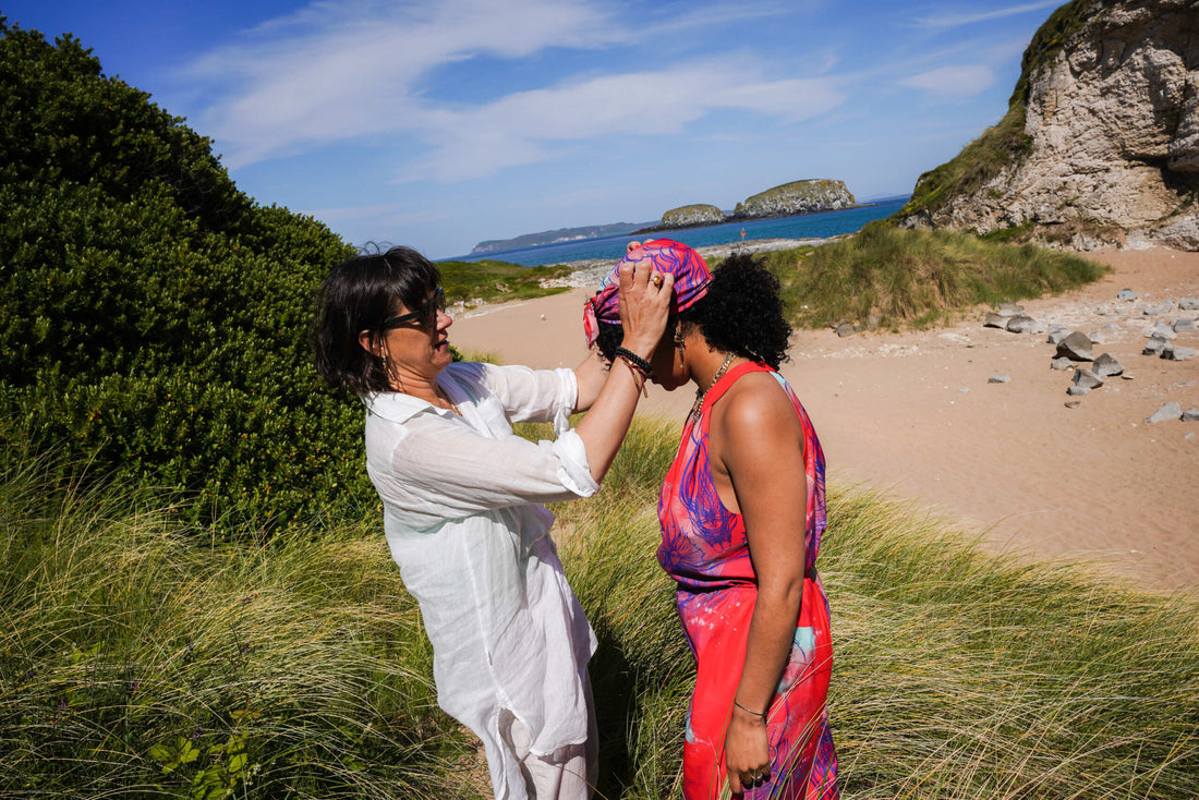 Behind the scenes of our Resort collection shoot.